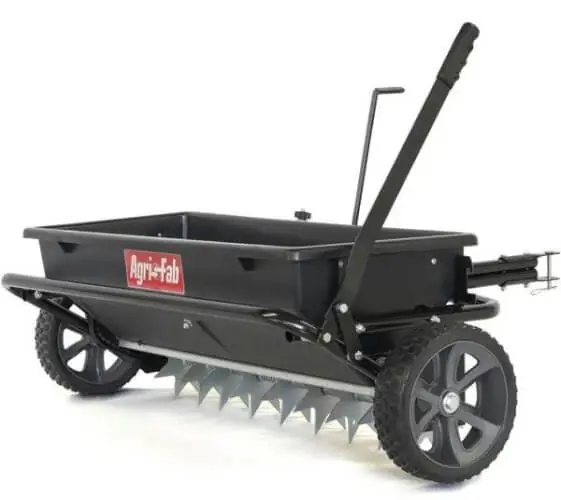 Uusi Kokoelma Vedettävä nurmikon ilmaaja ja lannoittaja 32", Agri-Fab 🙂