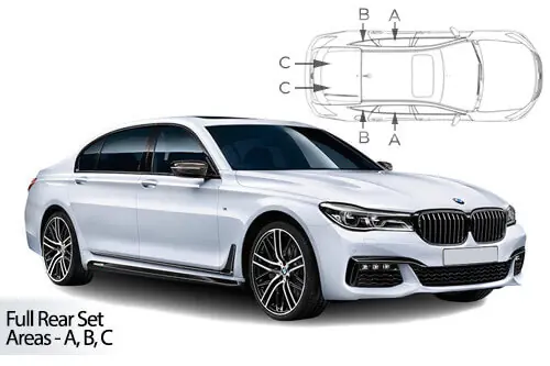 Häikäisysuojasarja BMW 7-Sarja G11, 4 ovinen (2015-2022), Car Shades 🙂 Päivän Tarjous