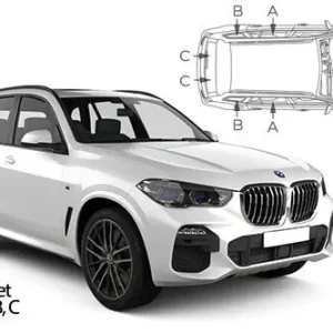 Aito Häikäisysuojasarja BMW X5 G05, 5 ovinen (2018➟), Car Shades 🙂