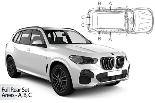 Aito Häikäisysuojasarja BMW X5 G05, 5 ovinen (2018➟), Car Shades 🙂