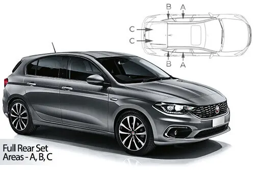Osta Tänään Häikäisysuojasarja Fiat Tipo, 5 ovinen (2015➟), Car Shades 🙂