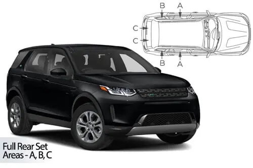 Häikäisysuojasarja Land Rover Discovery Sport, 5 ovinen (2020➟), Car Shades 🙂 Korkea Laatu