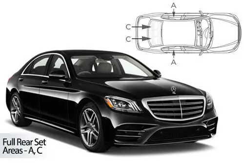 Tilaa Nyt Häikäisysuojasarja Mercedes-Benz S Class LWB V222, 4 ovinen (2014-2020), Car Shades 🙂