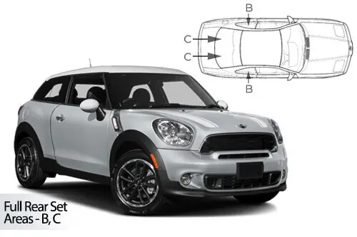 Superhinta Häikäisysuojasarja Mini Paceman, 3 ovinen (2012-2016), Car Shades 🙂