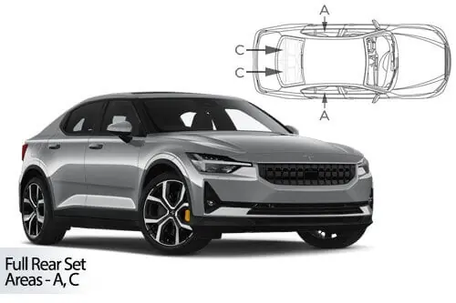 Korkea Laatu Häikäisysuojasarja Polestar 2 (2019➟), Car Shades 🙂