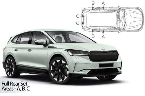 Häikäisysuojasarja Skoda Enyaq (2020➟), Car Shades 🙂 Löytö