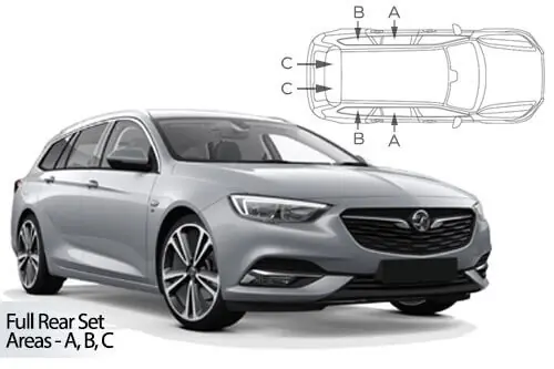 Turvallinen Maksu Häikäisysuojasarja Opel Insignia, Farmari (2017➟), Car Shades 🙂