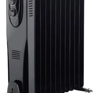 Ajankohtainen Öljytäytteinen sähkölämmitin 2500 W, musta, Spector 🙂