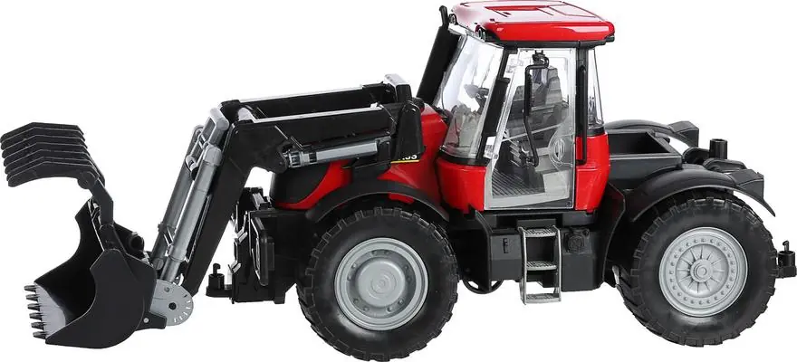 Kuuma Tarjous Leikkitraktori, punainen keskihytillä, Farm World 🙂