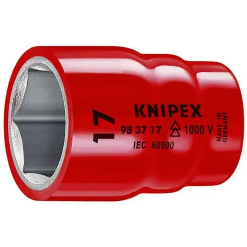 Älä Missaa VDE hylsy 10 mm 1/2", Knipex 🙂