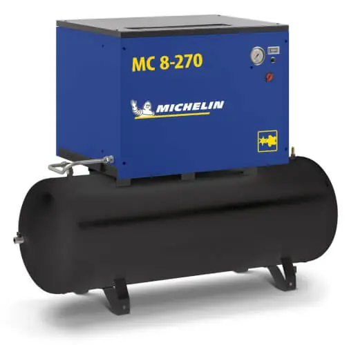 Ruuvikompressori 6 kW, 270 l, Michelin 🙂 Alennettu Hinta