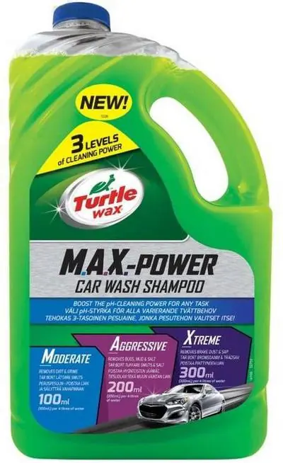 Rajoitettu Tarjous Autoshampoo Max Power 2,95 l, Turtle Wax đ